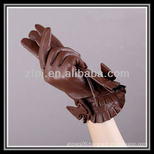 fashion tan Leather Gloves